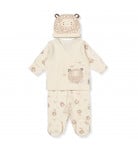 Комплект Bebetto Льоля Повзунки Шапочка Beige Z1026