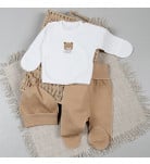 Комплект Flamingo Льоля Ползунки Шапочка 224-119 Teddy