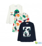 Комплект лонгслів Blukids Better Cotton 6487314, 3 шт