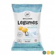 Органічний протеїновий снек McLloyd's Legumes Нут з морською сіллю 35 г
