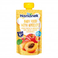 Пюре фруктове Hamanek Яблуко Абрикос, 120 г