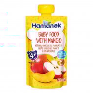 Пюре фруктове Hamanek Яблуко Манго, 120 г