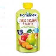 Пюре Hamanek Яблуко з грушею і бататом 100 г