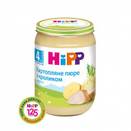 М'ясо-овочеве пюре HiPP Картопляне пюре з кроликом 190 г