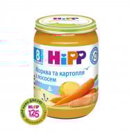 Рибно-овочеве пюре HiPP Морква та картопля з лососем 190 г