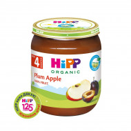 Пюре органічне фруктове HiPP Слива Яблуко 125 г