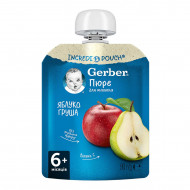 Пюре Gerber Яблуко Груша 90 г