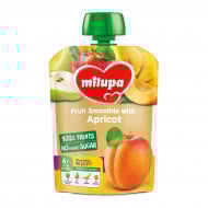 Фруктове смузі Milupa Яблуко Груша Банан Абрикос 80 г
