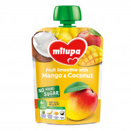 Фруктове пюре Milupa Яблуко, банан, манго, кокос 80 г