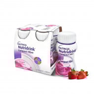 Харчовий продукт для спеціальних медичних цілей Nutricia Nutridrink Compact Fibre Strawberry flavour 4х125 мл