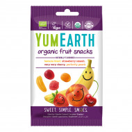 Цукерки органічні жувальні Yumearth Фруктовий снек 50 г