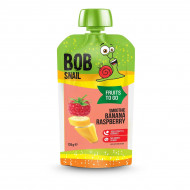 Фруктове пюре Bob Snail Смузі Банан-Малина 120 г