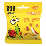 Фруктовий снек Bob Snail Мультифруктовий 20 г