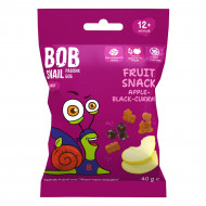 Снек фруктово-ягідний Bob Snail Яблуко-чорна смородина 40 г