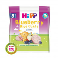 Органічні рисові хлібці HiPP з чорницею та яблуком 30 г