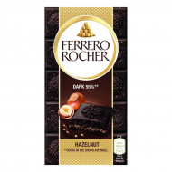 Чорний шоколад Ferrero Rocher з лісовими горіхами 90 г