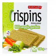 Органічні хлібці Extrudo Crispins з овочами 100 г