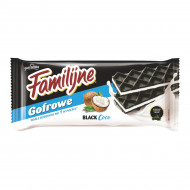 Вафлі Colian Familijne Чорний кокос 140 г