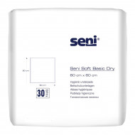 Пелюшки одноразові всмоктуючі Seni Soft Basic Dry 60х60, 30 шт