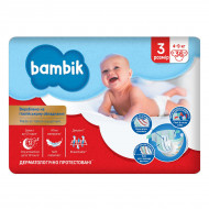 Підгузки Bambik Medium Midi 3 (4-9 кг) 36 шт