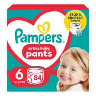 Підгузки-трусики Pampers Active Baby Pants Розмір 6 (13-19 кг) 84 шт
