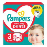 Підгузки-трусики Pampers Active Baby Pants Розмір 3 (6-11 кг) 128 шт