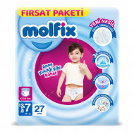 Підгузки-трусики Molfix Jumbo 7 xx.large 19+ кг 27 шт