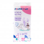 Підгузки-трусики Double Love Розмір 4/L (9-14 кг) 44 шт