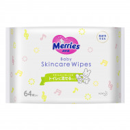 Серветки Merries Flushable (запасний блок) 64 шт