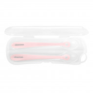 Ложки силіконові Kikka boo у футлярі Pink 2 шт
