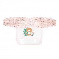 Нагрудник з рукавами KikkaBoo ЕVA Savanna Pink