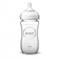 Пляшка Philips Avent Natural скляна 240 мл