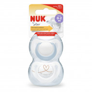 Пустушка Nuk My Star р. 0, 2 шт