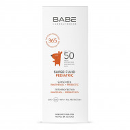 Дитячий сонцезахисний супер флюїд Babe Laboratorios Super Fluid Pediatric SPF 50 з пантенолом та пребіотиком 50 мл
