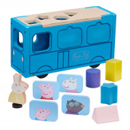 Ігровий набір-сортер Peppa Pig School Bus
