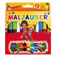 Набір фломастерів Malinos Malzauberr 12 шт
