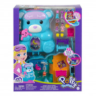 Ігровий набір Polly Pocket Вечірні посиденьки з ведмедиком
