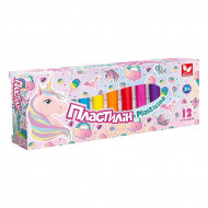 Восковий пластилін Школярик Unicorn 12 кольорів