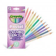 Набір олівців Crayola Coloured Pencils Pastel 12 шт
