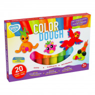 Набір для ліплення з тістом Lovin Color Dough 20 шт