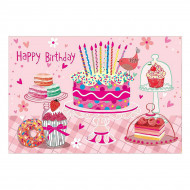 Вітальна листівка Happy com 3D Sweets