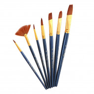 Набір професійних нейлонових пензликів Brushme 7 шт