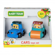 Набір машинок Baby Team з асфальтовим катком