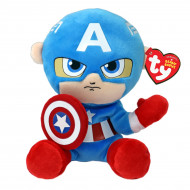 М'яка іграшка TY Inc Marvel Капітан Америка 15 см