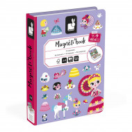 Магнітна книга Janod Princesses 62 ел