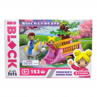 Конструктор Kids Hits IBlock Junior Кінна прогулянка принцеси 153 ел