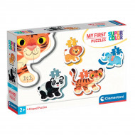 Пазл 4 в 1 Clementoni My First Puzzles Wild Animals 2, 3, 4, 5 ел