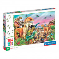 Пазл Clementoni Noli Land of Dinosaurs 104 ел