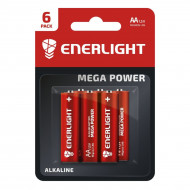 Батарейка Enerlight mega power AA BLI 6 шт