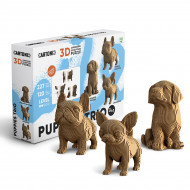 Картонний конструктор Cartonic 3D Puzzle Puppies Trio